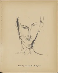 Portrait of Hans Arp, 1916