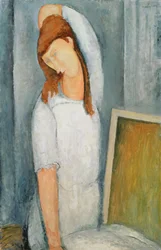 Portrait of Jeanne Hebuterne with her Left Arm Behind her Head
