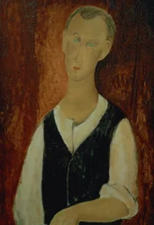 Young Man with a Black Waistcoat, 1912