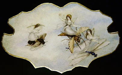 Fairies Playing on Insects, c.1860