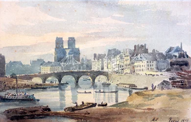 Notre-Dame de Paris from the Ile Saint-Louis