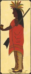 Indian Tobacco Shop Sign (obverse, Indian facing left)