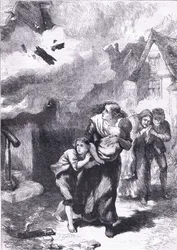 Incident in the burning of Norfolk (illustration from 