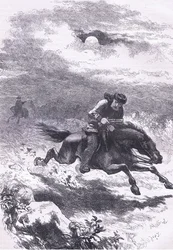 Pursuit of Paul Revere the scout