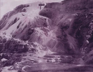 Beryl Springs and Cleopatra Terrace, Yellowstone National Park