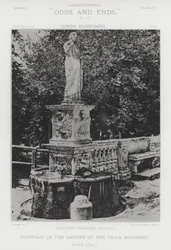 Fountain in the Garden of the Villa Borghese, Rome, Italy