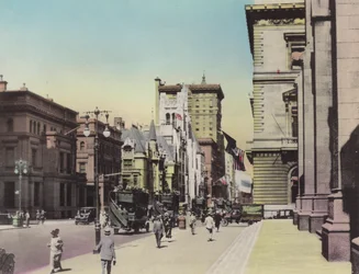 New York: Vanderbilt Mansions; St Thomas Church; Fifth Avenue