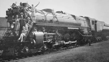 A 4-8-4 class S-1 locomotive built by Baldwin for the 