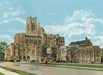 Alexander McKinlock Memorial Campus, Northwestern University, Chicago Avenue and Lake Shore Drive