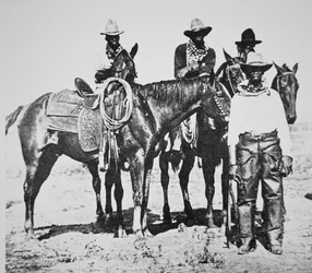Black Cowboys at Bonham, Texas, c. 1890