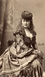 Cabinet Card Image of Actor Adah Isaacs Menken