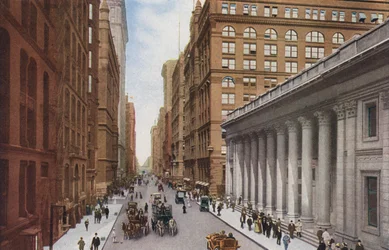 Chicago: La Salle Street, from Board of Trade Building