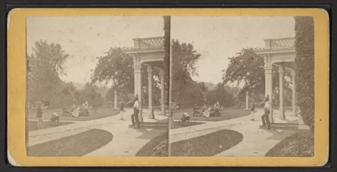East Lawn and Portico, Oneida Community, New York State, c.1870