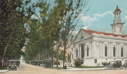 Miami, Florida, c 1925: Street View, Presbyterian Church