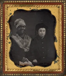 Millie Craig and Frederick H. Healey, c. 1851