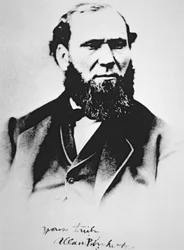 Portrait of Allan Pinkerton, founder of Pinkerton