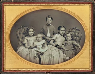 Portrait of Five Children, c. 1850