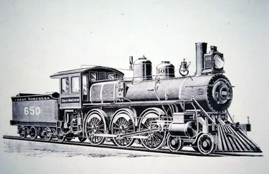 4-6-0 Standard ten wheeler train