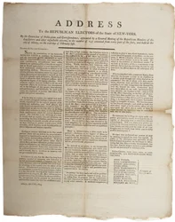Address to the Republican Electors of the State of New York, 6th April 1804