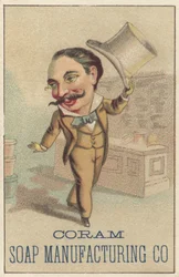 Advertisement for Coram Soap Manufacturing Co, c.1880