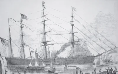 American sailing ship 