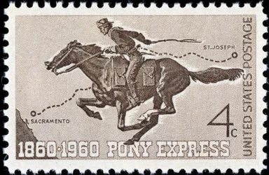 American Stamp on the Pony Express