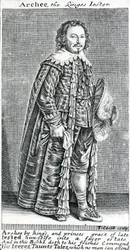 Archee, the Kinges Jester, a Portrait of Archibald Armstrong, by Thomas Cecill, 1639-1640