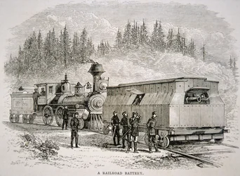 Armoured gun battery of the Federal Army