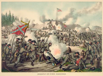 Assault on Fort Sanders, pub. Kurz & Allison