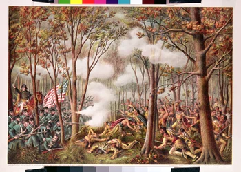 Attack of the Native Americans at the Tippecanoe River