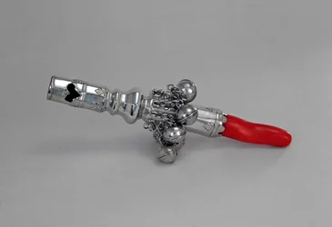 Baby rattle, Colonial Period, c.1770