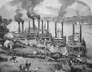 Battle of Shiloh also known as Pittsburg Landing, April 1862