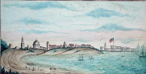 Beach below Vera Cruz, Mexico