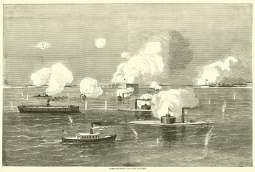 Bombardment of Fort Sumter, April 1863