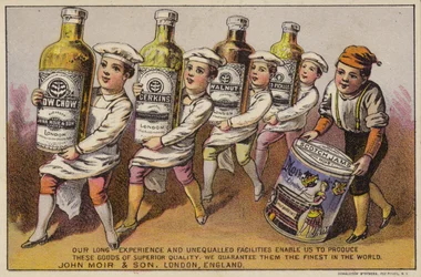 Boys Carrying Produce from John Moir and Son, London