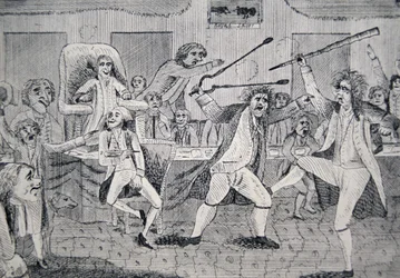 Cartoon depicting 