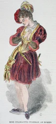 Charlotte Cushman in costume as Romeo, 1851