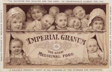 Children and Infants Advertising Imperial Granum