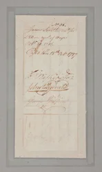 Constitutional Convention: collection of letters and documents signed by 54 of the 55 delegates to the historic 1787 Convention