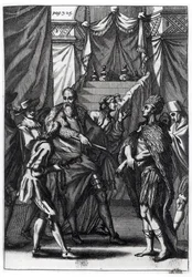Cortes and Montezuma, from Antonio de Solis y Rivadeneira Solis