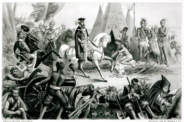 De Soto Discovering the Mississippi, May 21st 1541, from 