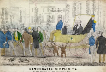 Democratic Simplicity, or, The Arrival of Our Favorite Son