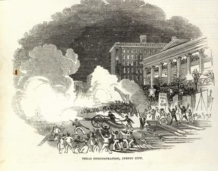 Demonstration at Jersey City in favour of the Annexation by the United States of Texas