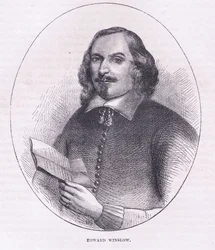 Edward Winslow, illustration from Cassell
