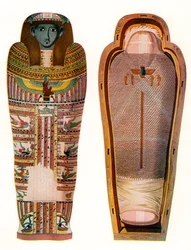 Egyptian Mummy and Sarcophagus
