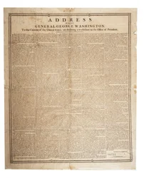 Farewell address of the late General George Washington, 17th September 1796