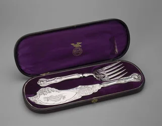 Fish Knife and Fork with Case