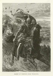Flight of Pompeius from Pharsalia