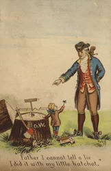 George Washington Confessing to His Father