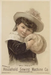 Girl with Muff, Bo-Peep